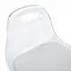 Modern minimalist bar chairs and bar stools. Can rotate 360 ° and adjust lifting. PET backrest and PU seats. Set of 2. Suitable for bars, restaurants, and front desk cashiers.