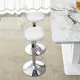 Modern minimalist bar chairs and bar stools. Can rotate 360 ° and adjust lifting. PET backrest and PU seats. Set of 2. Suitable for bars, restaurants, and front desk cashiers.