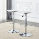 Modern minimalist bar chairs and bar stools. Can rotate 360 ° and adjust lifting. PET backrest and PU seats. Set of 2. Suitable for bars, restaurants, and front desk cashiers.