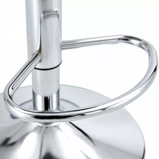 Modern minimalist bar chairs and bar stools. Can rotate 360 ° and adjust lifting. PET backrest and PU seats. Set of 2. Suitable for bars, restaurants, and front desk cashiers.