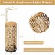 Freestanding Toilet Paper Holder with Storage,3 Rolls of Tissue Holder for Bathroom,Handmade Woven Toilet Paper Roll Holder Stand,Rattan Sturdy Boho Bathroom Decor Farmhouse Toilet Paper Storage