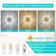 Flush Mount Ceiling Lights, Modern Gold Crystal Sputnik Firework Close to Ceiling Lamp LED Ceiling Lighting Fixtures for Bedroom Kitchen Island Hallway Entryway Porch Gazebo