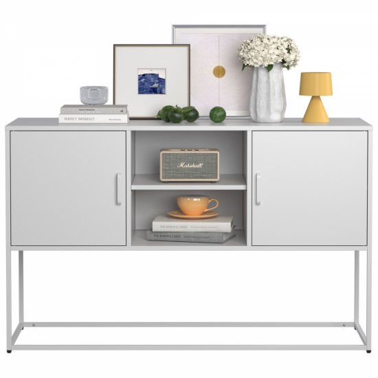 Modern Sideboard Buffet with Plenty of Storage Space - Anti-tilt mechanism, Elegant handles, Silent Magnetic closures and Eco-friendly finishes for Kitchen, Dining Room,Bed Room and Living Room