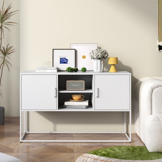 Modern Sideboard Buffet with Plenty of Storage Space - Anti-tilt mechanism, Elegant handles, Silent Magnetic closures and Eco-friendly finishes for Kitchen, Dining Room,Bed Room and Living Room