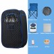 Portable Steam Sauna, Portable Sauna for Home, Sauna Tent Sauna Box with 3L Steamer with Remote Control and Folding Chair, Black