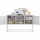 Modern Sideboard Buffet with Plenty of Storage Space - Anti-tilt mechanism, Elegant handles, Silent Magnetic closures and Eco-friendly finishes for Kitchen, Dining Room,Bed Room and Living Room