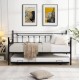 Daybed with trundle  BLACK