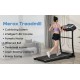 NEW Home Folding Treadmill with Pulse Sensor, 2.5 HP Quiet Brushless Motor , 7.5 MPH, 300LBS Weight Capacity Walking Jogging Machine with 3 Level Incline 12 Preset Programs for Home Gym