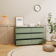 green Large 6 drawers chest of drawer dressers table