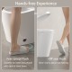 ST-ZGP-01 Smart Toilet with Heated Bidet Seat, One Piece toilet with AUTO Open&Close, Feet Sensor Operation, AUTO Dual Flush, Dryer and Warm Water, Built In Water Tank Without Pressure Limited, White