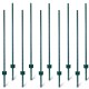 Fence Posts 5Feet - 10Pack, Heavy Duty Metal Fence Post with U-Channel, Steel Fence U-Post for Holding Garden Wire Fence, Corner Anchor Posts etc.