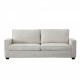 Corduroy Sofa, 87.4 inch Modern Design Sofa with Cup Holder and Storage Bags, Deep Seat Sofa Couch,Comfy Couch for Living Room,Apartment,Beige