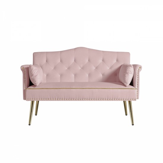 PINK 2 SEATER SOFA