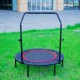 40 Inch Mini Exercise Trampoline for Adults or Kids  Indoor Fitness Rebounder Trampoline with Safety Pad  Max. Load 300LBS