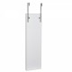 Full Mirror Fashion Simple Jewelry Storage Cabinet  With Led Light  Can Be Hung On The Door Or Wall