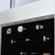 Full Mirror Fashion Simple Jewelry Storage Cabinet  With Led Light  Can Be Hung On The Door Or Wall