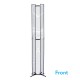 Media Tower, Wall Mounted or Freestanding, Made from Heavy-Gauged Steel