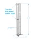 Media Tower, Wall Mounted or Freestanding, Made from Heavy-Gauged Steel