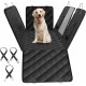 Simple Deluxe Dog Car Seat Cover for Back Seat, 100% Waterproof Pet Seat Protector with Mesh Window, Scratchproof & Nonslip Dog Hammock for Cars, Trucks, SUVs, Standard