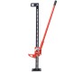 High Lift Farm Jack, 48 Inch Utility Farm Jack, 7000 lbs Capacity Ratcheting Off Road Utility Jack, Heavy-Duty Farm Jack for Tractor, Truck, SUV, Bumper Lift, RED