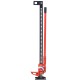 High Lift Farm Jack, 48 Inch Utility Farm Jack, 7000 lbs Capacity Ratcheting Off Road Utility Jack, Heavy-Duty Farm Jack for Tractor, Truck, SUV, Bumper Lift, RED