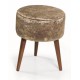 Flora Ottoman 108 Light Brown