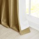 Twist Tab Lined Window Curtain Panel(Only 1 Pc Panel)