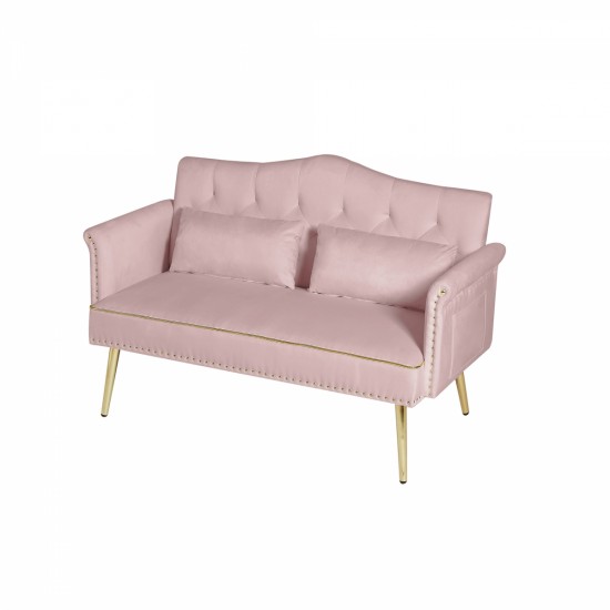 PINK 2 SEATER SOFA