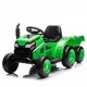 12V Kids Ride On Electric Tractor Black Knight,Kids Ride On Toy.2WD,Non-skid tires, steering wheel, foot pedal,With Removable storage tug,Light,Bluetooth,Music,MP3,USB,Power Display For Kids Aged 3+.