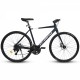 A28320 700c Ecarpat Road Bike, 24-Speed L-TWOO Disc Brakes, Light Weight Aluminum Frame ,Racing Bike City Commuting Road Bicycle for Men Women