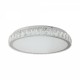 Crystal LED Ceiling Light, 19.7-Inch Flush Mount, 45W Dimmable Modern Fixture, Energy-Saving, Perfect for Living Room, Bedroom, Kitchen