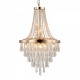 Gold Crystal Chandeliers,Large Contemporary Luxury Ceiling Lighting for Living Room Dining Room Bedroom Hallway (Bulbs Not Included)