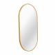 Gold 20 x 28 Inch Metal Oval  Mirror