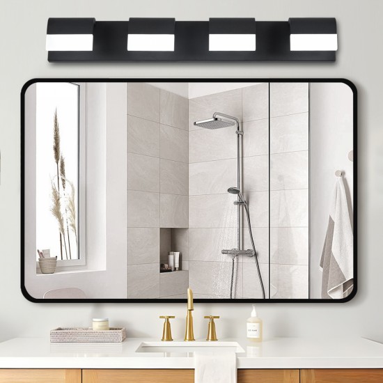 Modern Bathroom Vanity Lighting 4-Light LED Vanity Lights Over Mirror Bath Wall Lighting