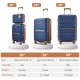 Luggage Sets 4 Piece(14/20/24/28) PP Lightweight & Durable Expandable suitcase