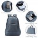 5 Piece Luggage Set with Expandable Duffel Bag & Foldable Backpack – 20 Inch/24 Inch/28 Inch Suitcases with 360° Spinner Wheels, TSA Lock, grey