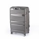 Hardshell Suitcase Spinner Wheels PP Luggage Sets Lightweight Durable Suitcase with TSA Lock,3-Piece Set (20/24/28)Dark Gray2302