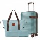 Luggage Sets 3 Piece Carry on Luggage 22x14x9 Airline Approved, Lightweight Hardshell ABS Suitcases with Wheels, 20 inch, Blue