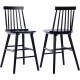 Wood Bar Stools Set of 2,Farmhouse Counter Stools 24