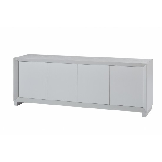 Sideboard Storage Cabinet TV Stand modern style Cabinet for Living room/Kitchen/Bedroom/Entryway. White, 64'' W x 15'' D x 23.23''H.