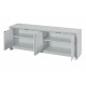 Sideboard Storage Cabinet TV Stand modern style Cabinet for Living room/Kitchen/Bedroom/Entryway. White, 64'' W x 15'' D x 23.23''H.