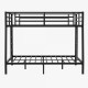 Metal Full XL over Queen Bunk Bed for Teens and Adults,Space-Saving/Noise Reduced/No Box Spring Needed(Expect arrive date 2024/6/27)