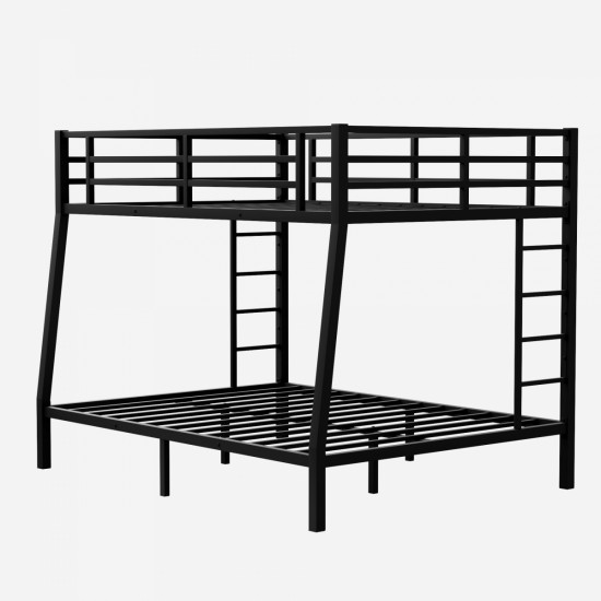 Metal Full XL over Queen Bunk Bed for Teens and Adults,Space-Saving/Noise Reduced/No Box Spring Needed(Expect arrive date 2024/6/27)