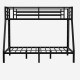 Metal Twin XL over Queen Bunk Bed for Teens and Adults,Space-Saving/Noise Reduced/No Box Spring Needed(Expect arrive date 2024/7/17)