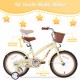 Multiple Colors,Girls Bike  for 4-7Years Old Kids,16 inch  wheel , Training Wheels Included