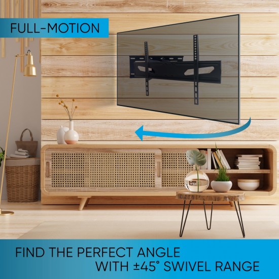 Full Motion, Crafted Steel, TV Mount