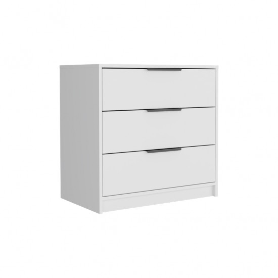 Kaia 3 Drawers Dresser, Superior Top -White