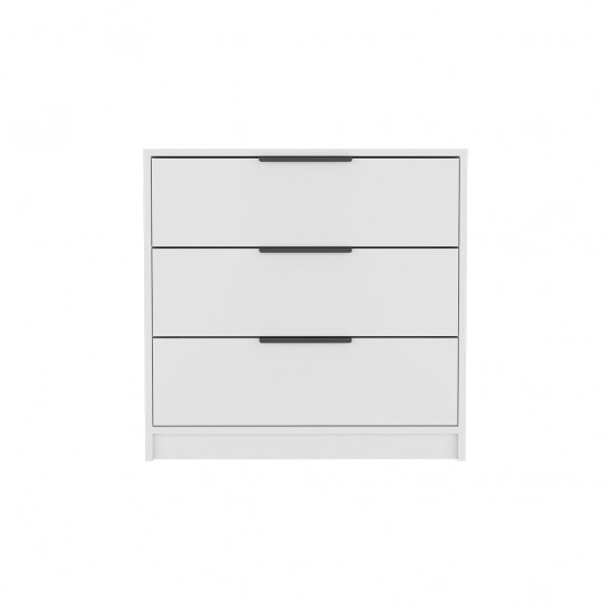 Kaia 3 Drawers Dresser, Superior Top -White