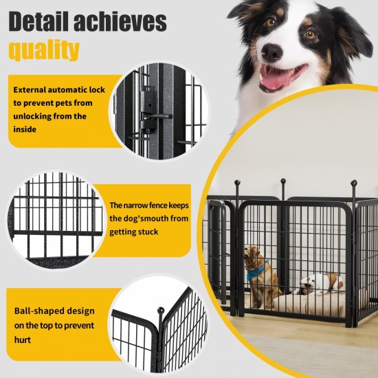 Dog Playpen 8 Panels 24