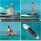 Inflatable Stand Up Paddle Board – Simple Deluxe Premium SUP for All Skill Levels, Paddle Boards for Youth & Adults, Blow Up Stand-Up Paddleboards with Accessories & Backpack, Surf Control, Black